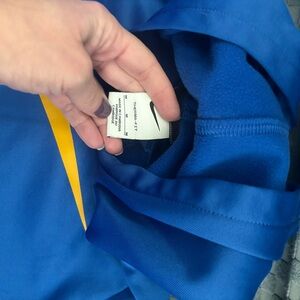 Nike Blue and Yellow hoodie